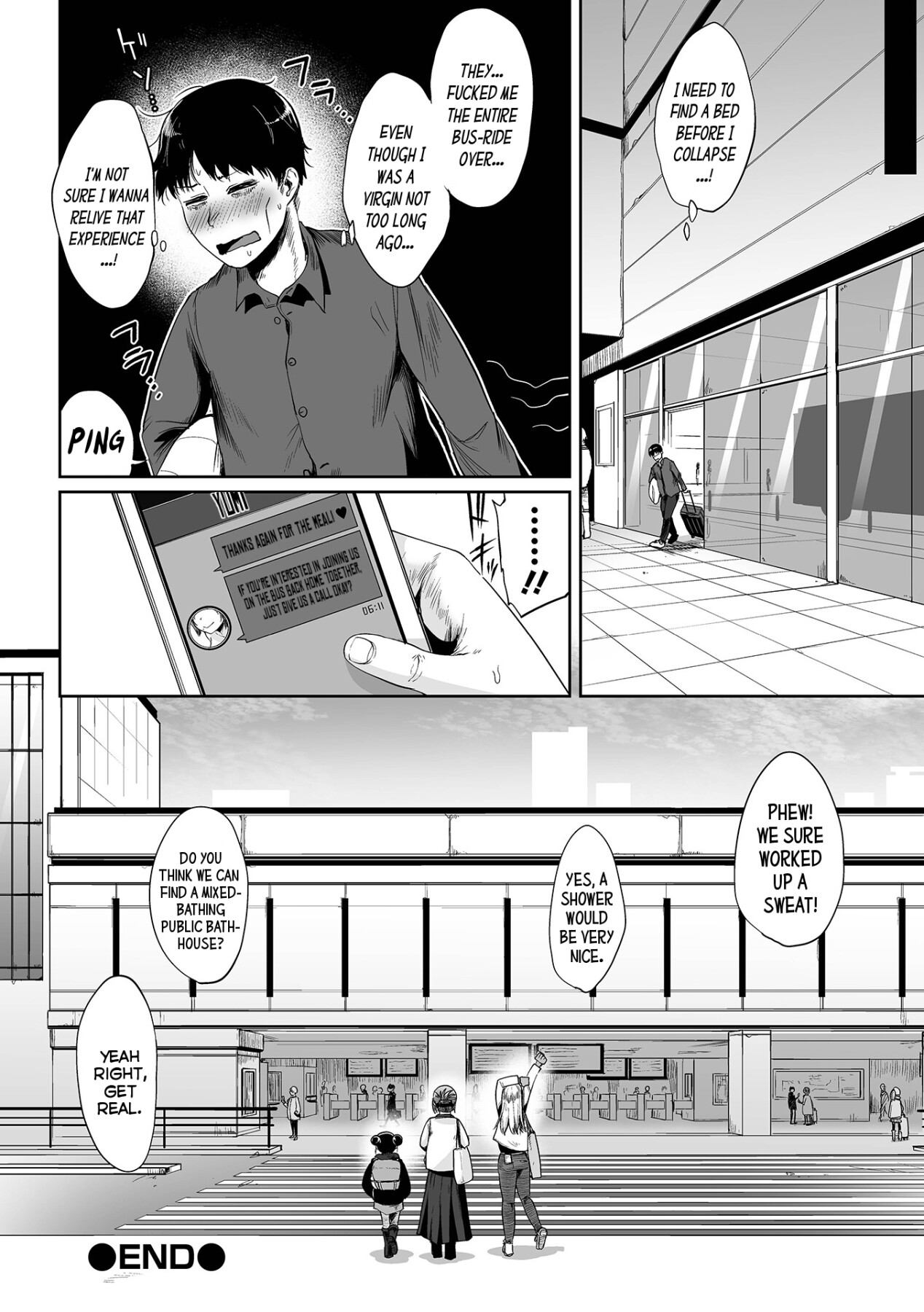Hentai Manga Comic-Cum Along On The Night-Bus-Read-24